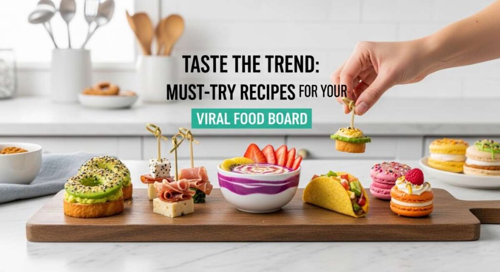 featured: taste the trend: must try recipes for your viral food board