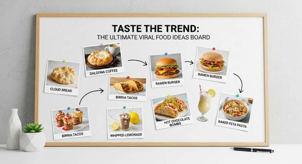 featured: taste the trend: the ultimate viral food ideas board