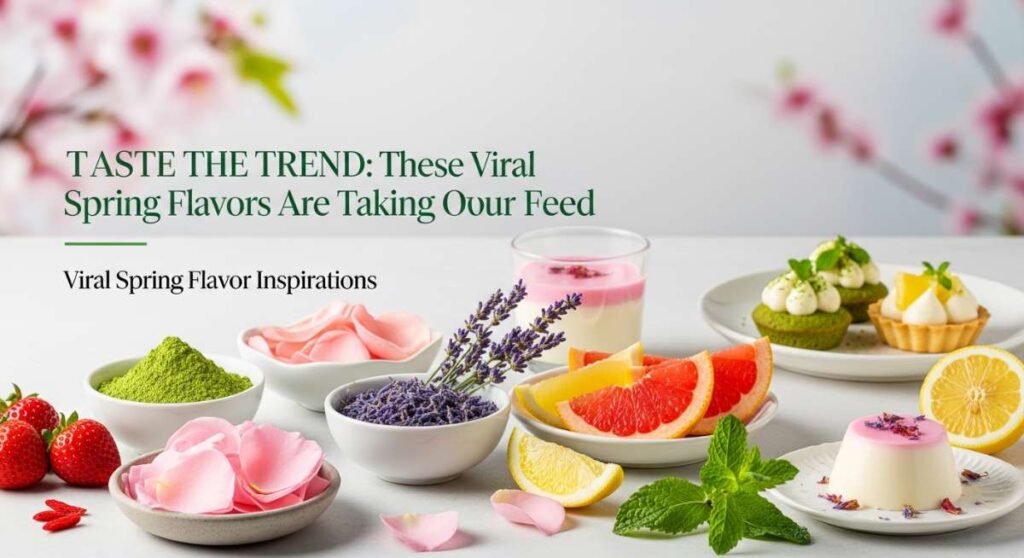 featured: taste the trend: these viral spring flavors are taking over your feed