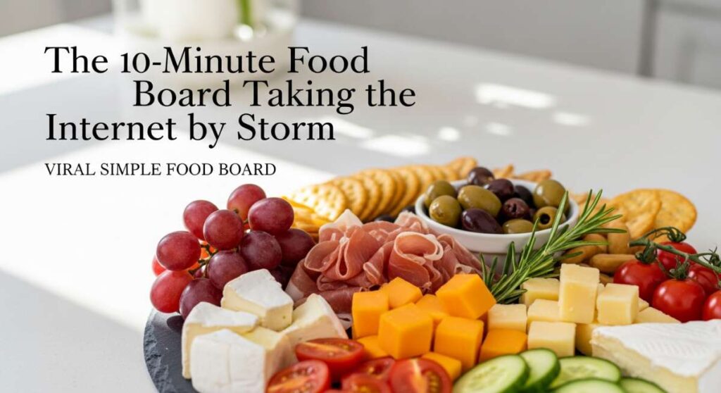 featured: the 10 minute food board taking the internet by storm