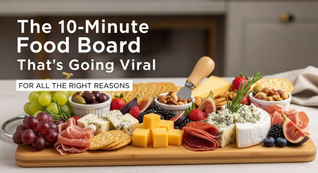 featured: the 10 minute food board that's going viral for all the right reasons
