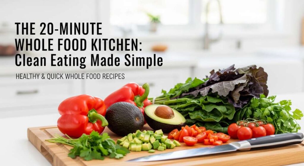 featured: the 20 minute whole food kitchen: clean eating made simple