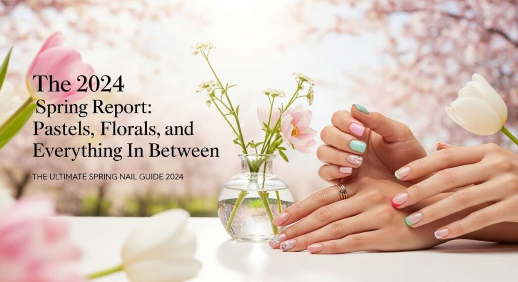 featured: the 2024 spring nail report: pastels, florals, and everything in between