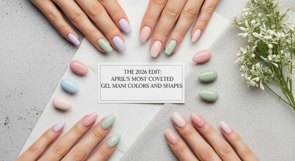 featured: the 2026 edit: april's most coveted gel mani colors and shapes