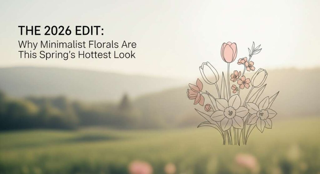 featured: the 2026 edit: why minimalist florals are this spring's hottest look