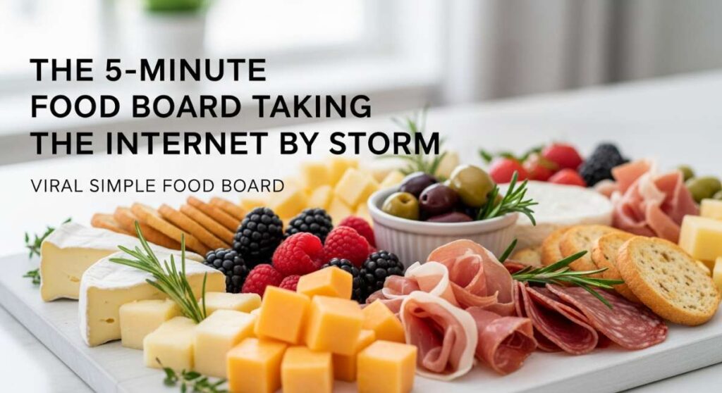 featured: the 5 minute food board taking the internet by storm