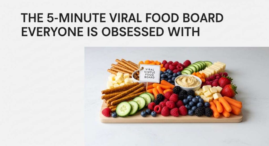 featured: the 5 minute viral food board everyone is obsessed with