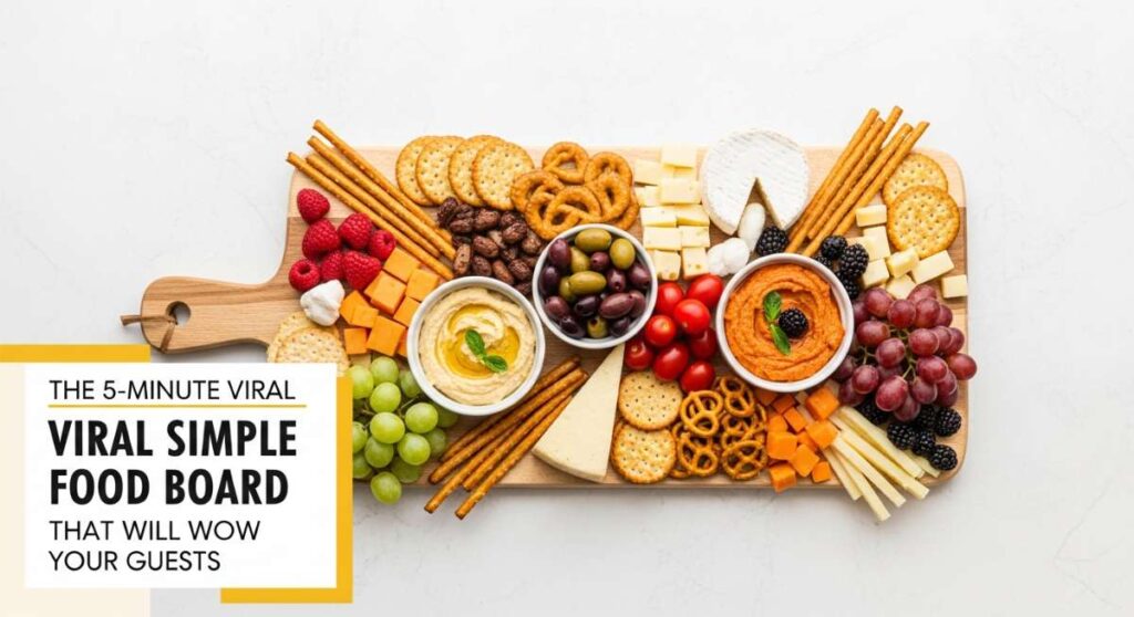 featured: the 5 minute viral food board that will wow your guests