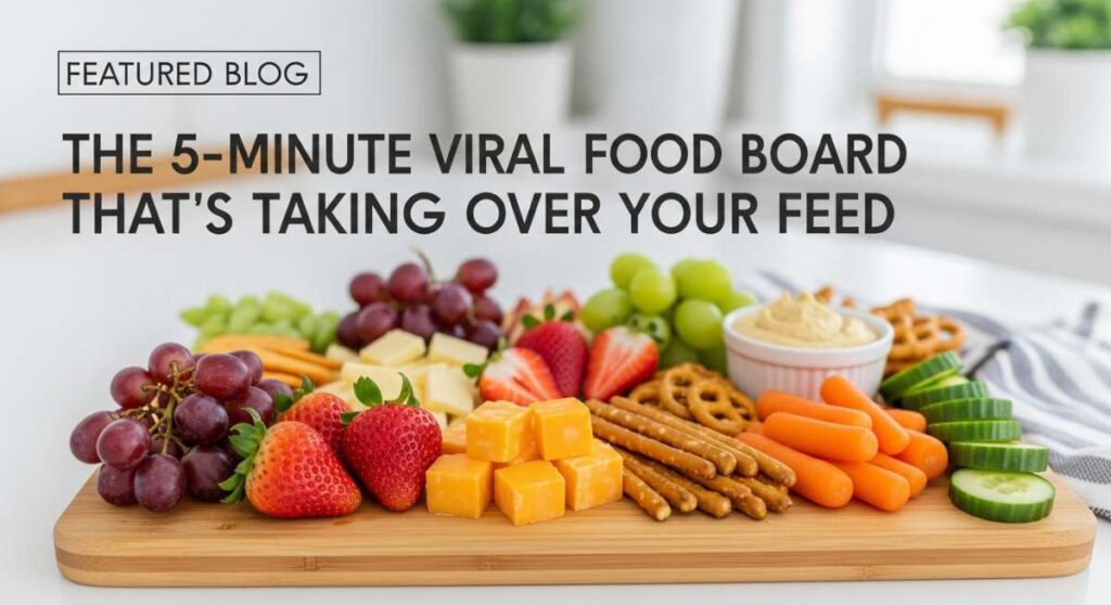 featured: the 5 minute viral food board that's taking over your feed