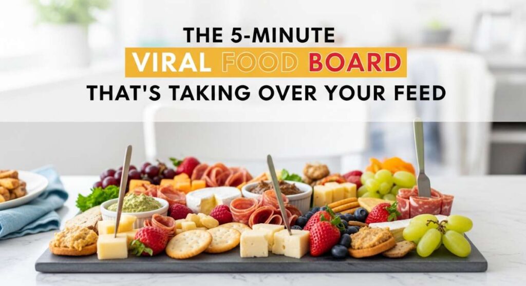 featured: the 5 minute viral food board that's taking over your feed