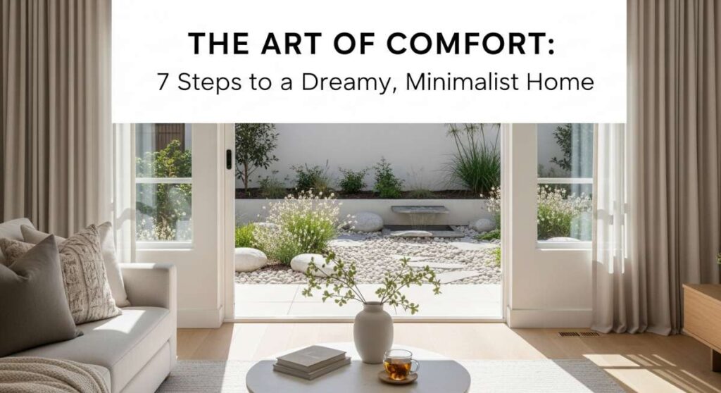 featured: the art of comfort: 7 steps to a dreamy, minimalist home