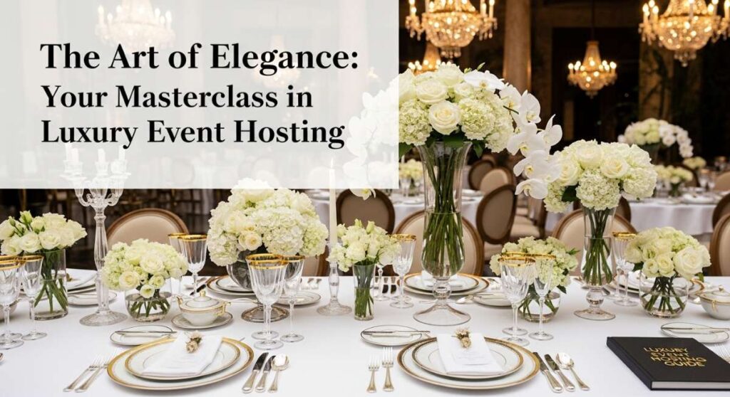 featured: the art of elegance: your masterclass in luxury event hosting
