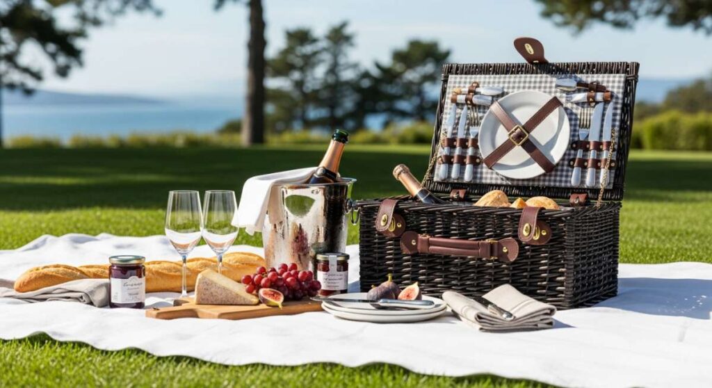 featured: the art of the luxury basket: crafting your most sophisticated picnic yet