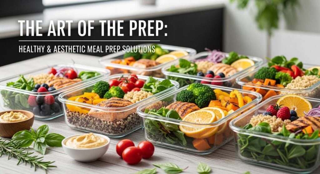 featured: the art of the prep: healthy meals that look as good as they taste