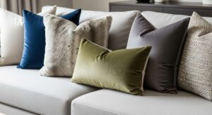 featured: the art of the toss: high end pillow combinations for your sofa