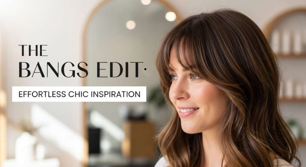 featured: the bangs edit: effortless chic inspiration for your next salon visit