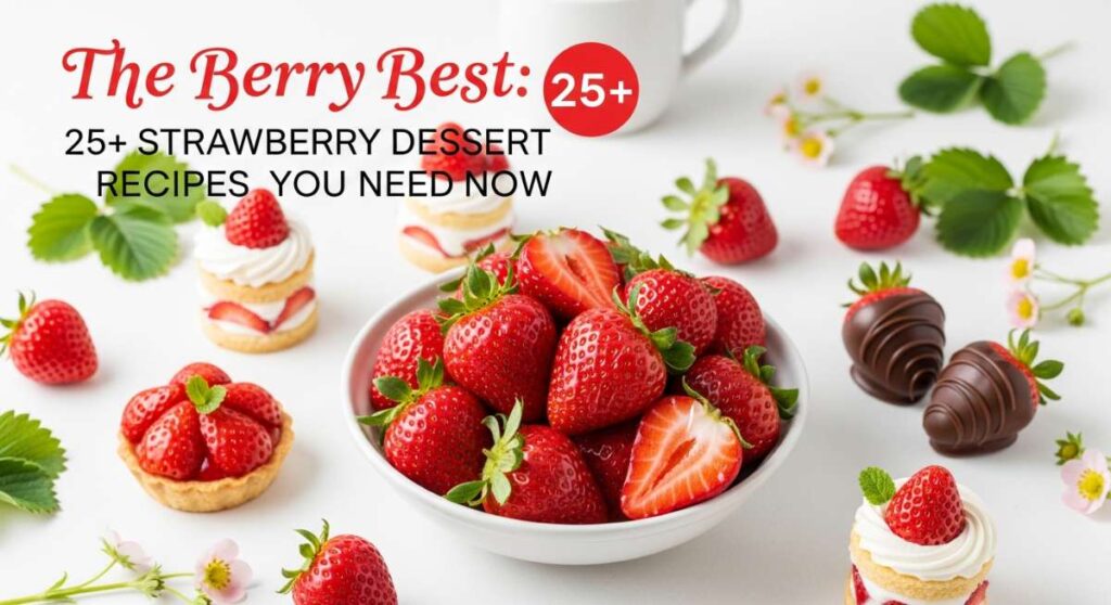 featured: the berry best: 25+ strawberry dessert recipes you need now