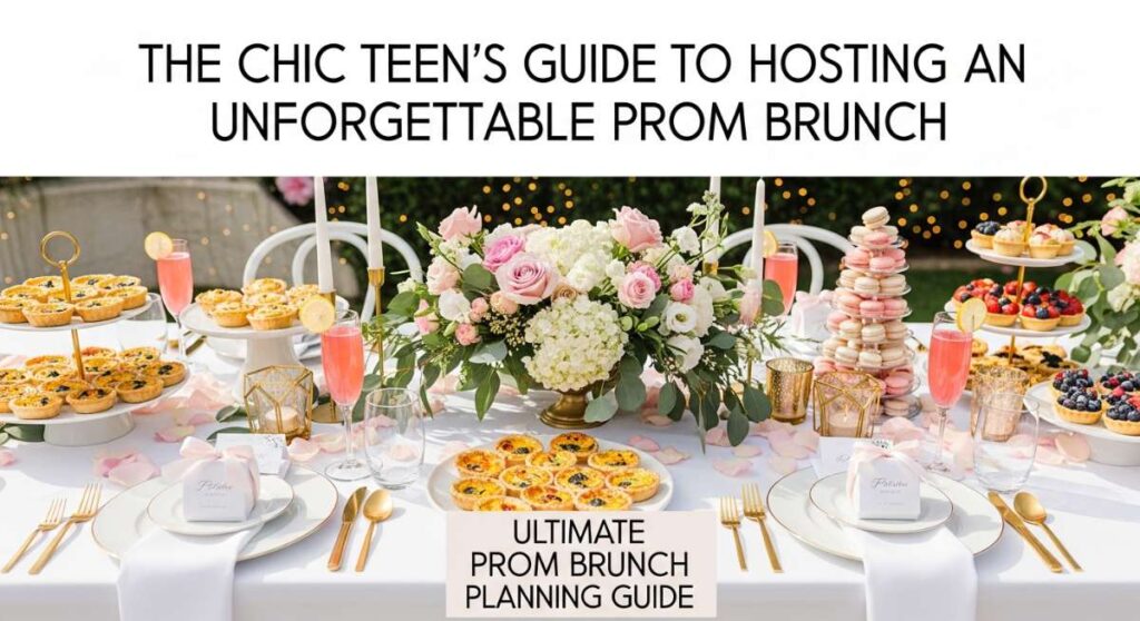 featured: the chic teen's guide to hosting an unforgettable prom brunch