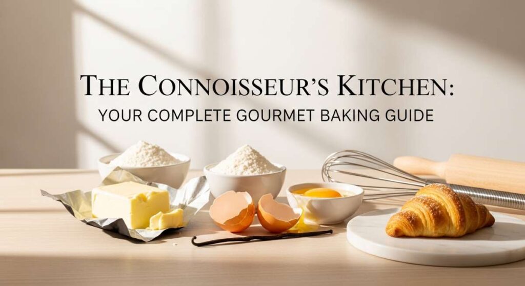 featured: the connoisseur’s kitchen: your complete gourmet baking guide