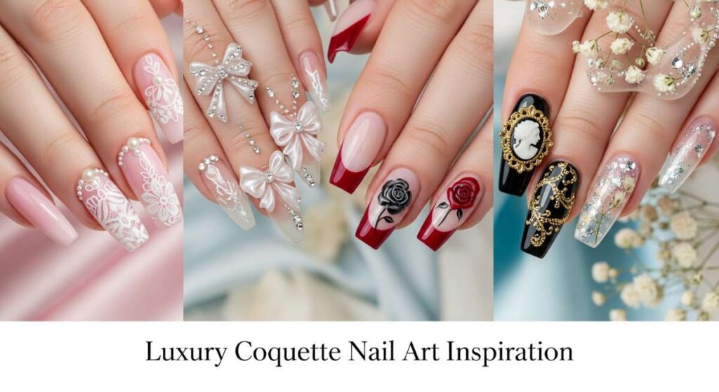 featured: the coquette aesthetic reimagined: 5 luxury nail designs you'll love