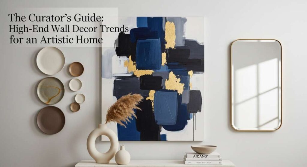 featured: the curator's guide: high end wall decor trends for an artistic home