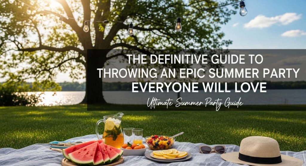 featured: the definite guide to throwing an epic summer party everyone will love