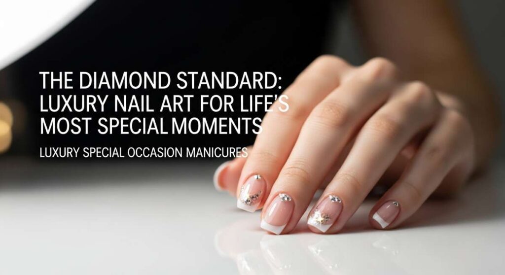 featured: the diamond standard: luxury nail art for life's most special moments