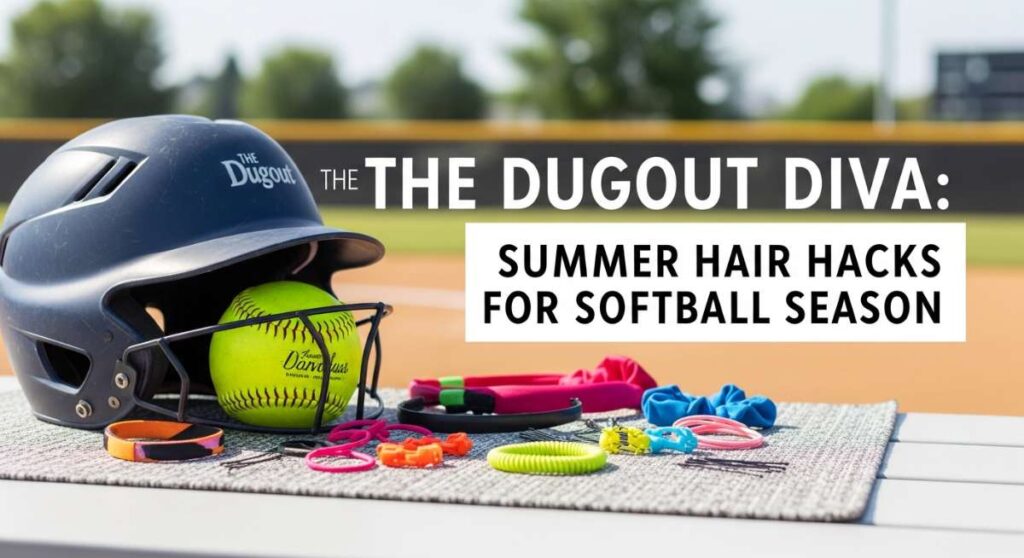 featured: the dugout diva: summer hair hacks for softball season