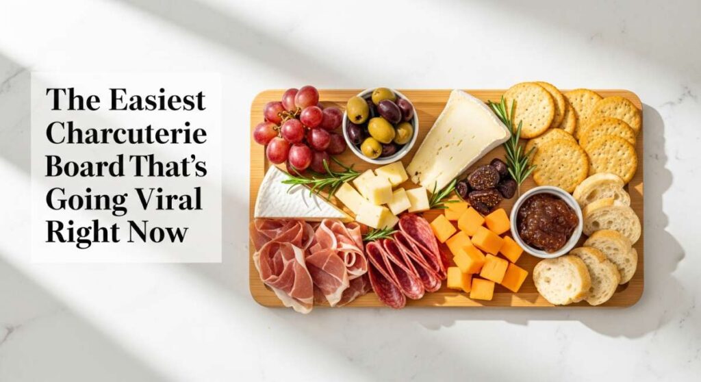 featured: the easiest charcuterie board that’s going viral right now