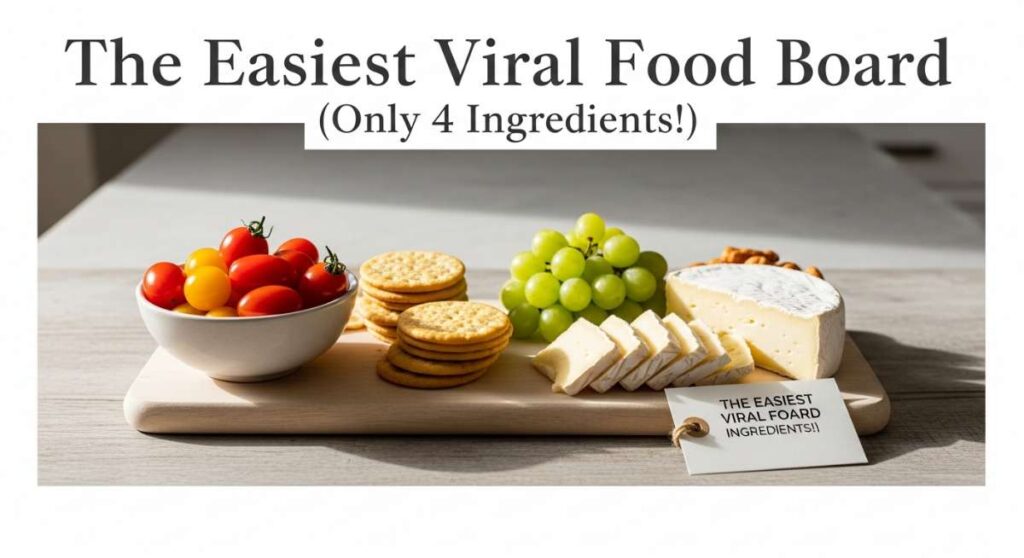 featured: the easiest viral food board ever (only 4 ingredients!)