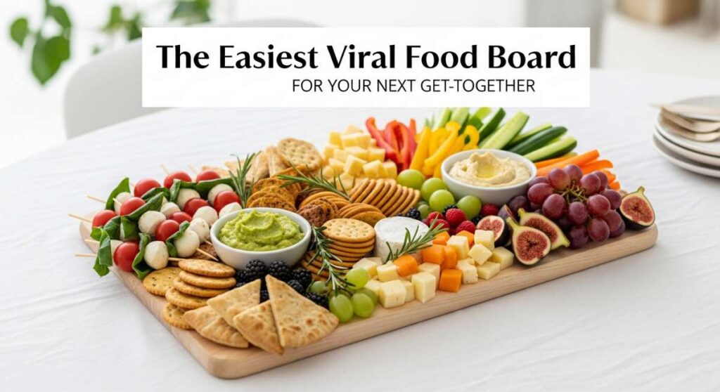 featured: the easiest viral food board for your next get together