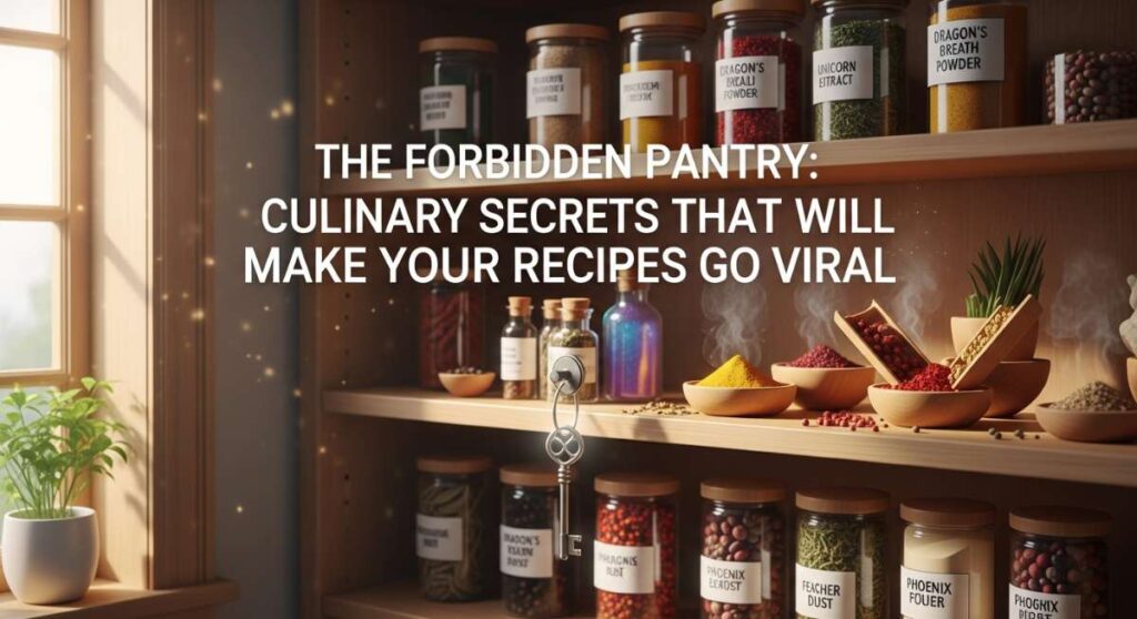 featured: the forbidden pantry: culinary secrets that will make your recipes go viral