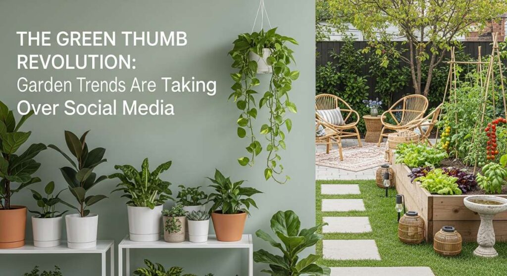 featured: the green thumb revolution: garden trends that are taking over social media