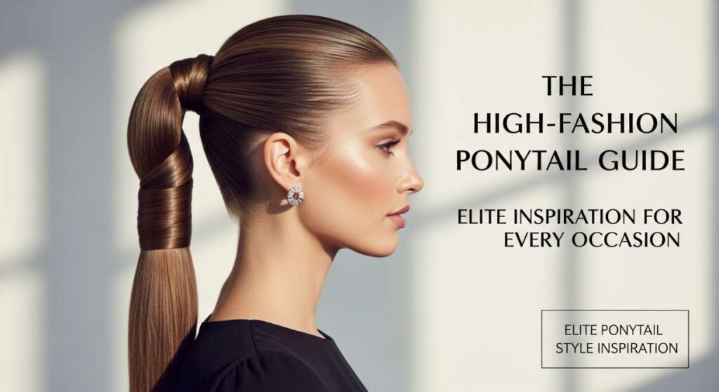 featured: the high fashion ponytail guide: elite inspiration for every occasion