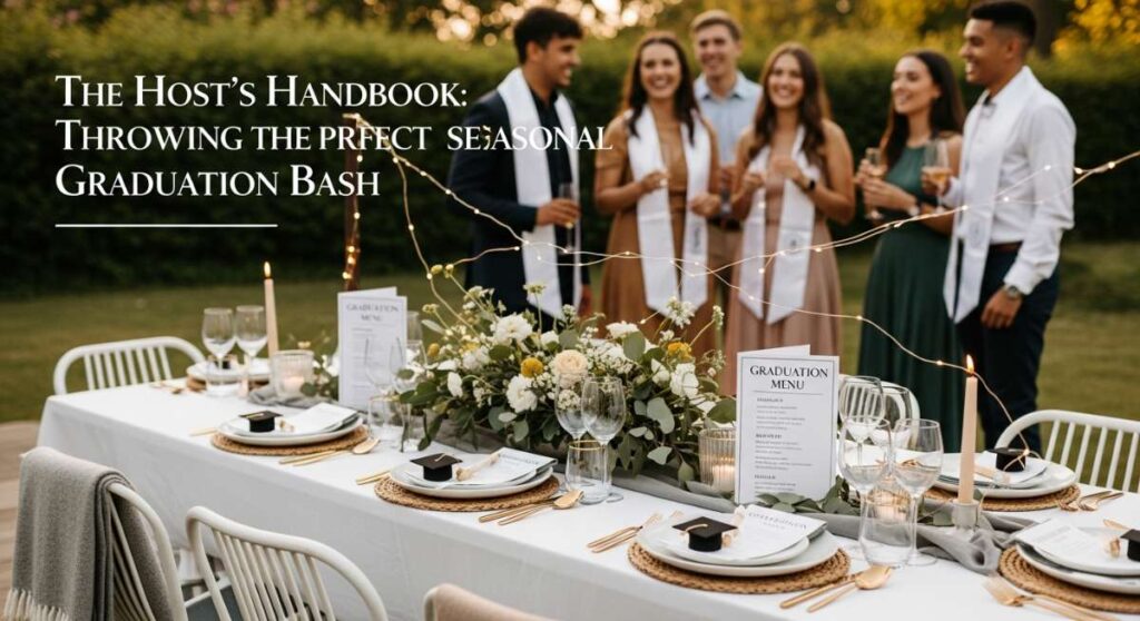 featured: the host’s handbook: throwing the perfect seasonal graduation bash