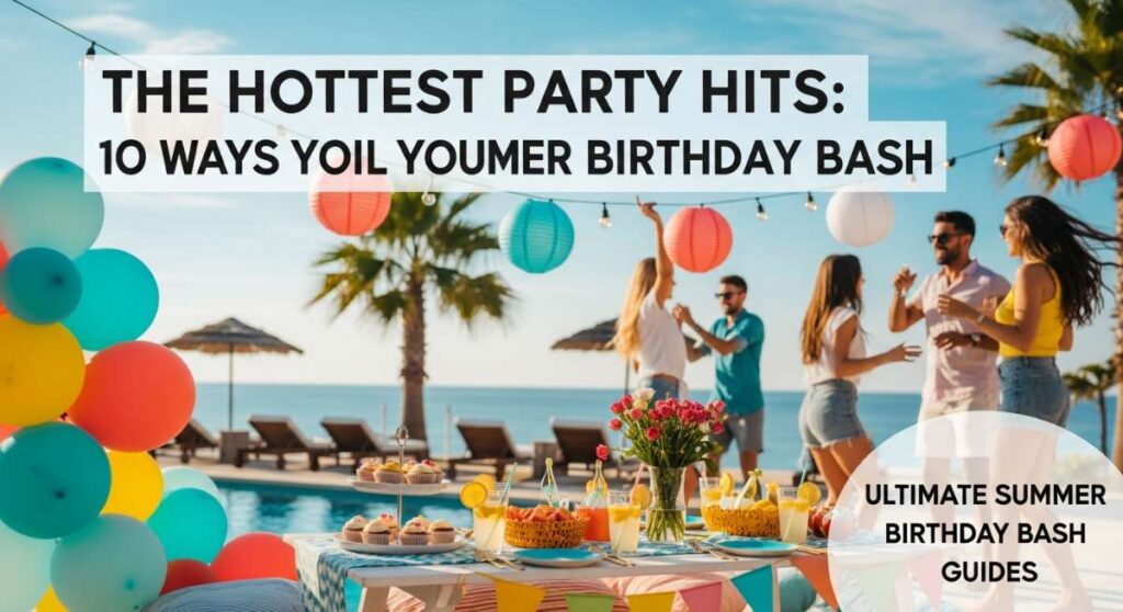featured: the hottest party hits: 10 ways to nail your summer birthday bash