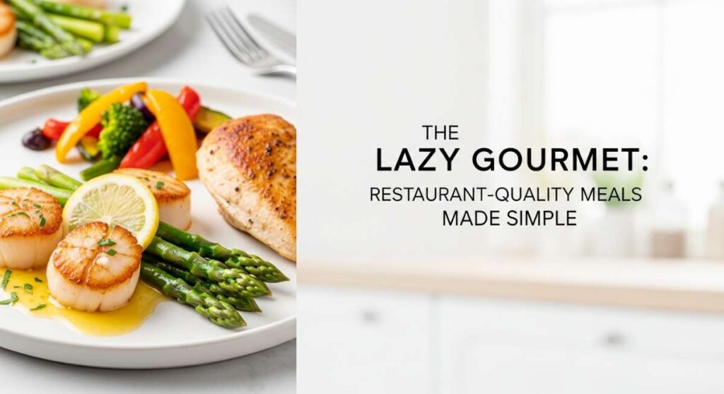 featured: the lazy gourmet: restaurant quality meals made simple
