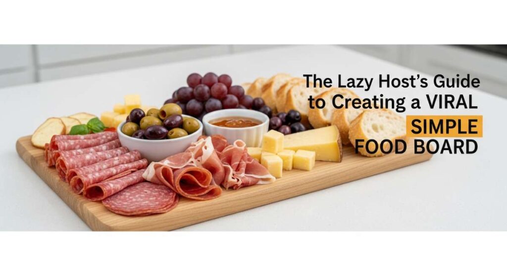 featured: the lazy host's guide to creating a viral simple food board