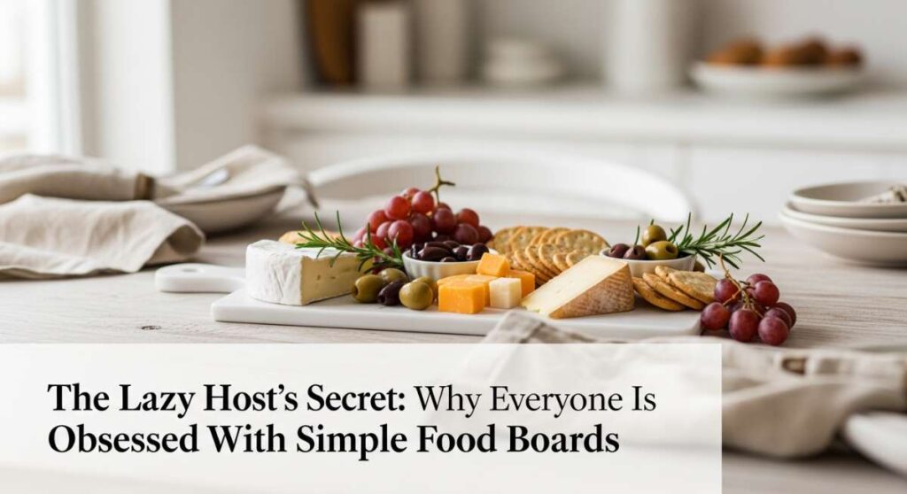featured: the lazy host's secret: why everyone is obsessed with simple food boards