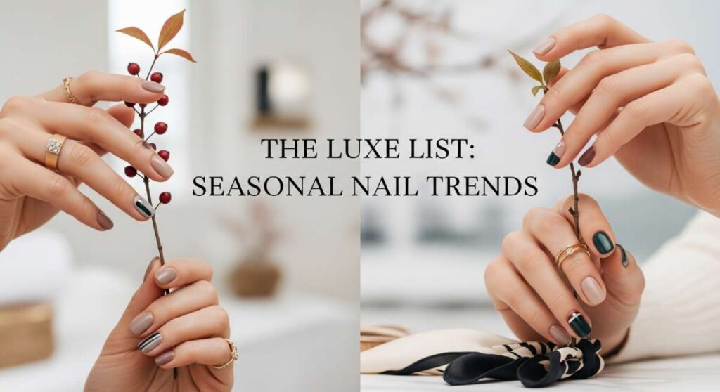 featured: the luxe list: seasonal nail trends that define quiet luxury
