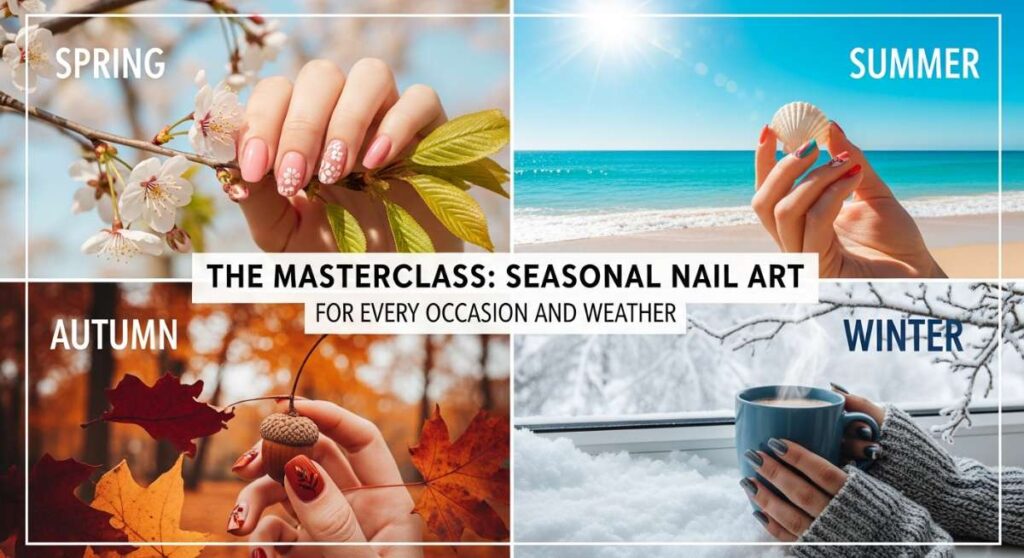 featured: the masterclass: seasonal nail art for every occasion and weather