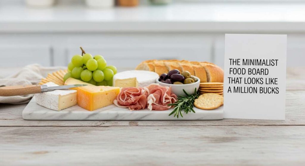 featured: the minimalist food board that looks like a million bucks