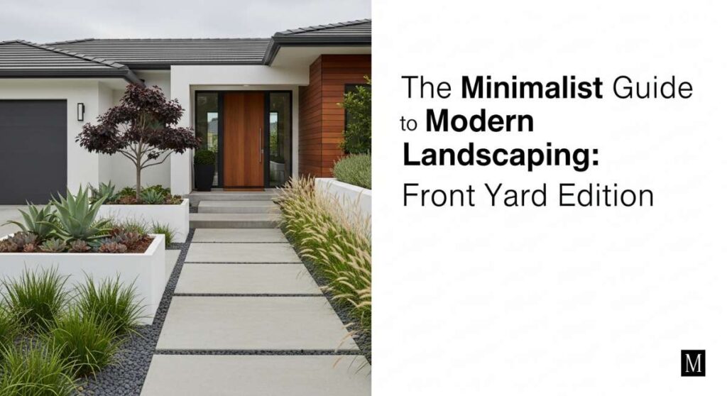 featured: the minimalist guide to modern landscaping: front yard edition