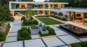 featured: the minimalist mansion: elevating your home with lush modern landscaping