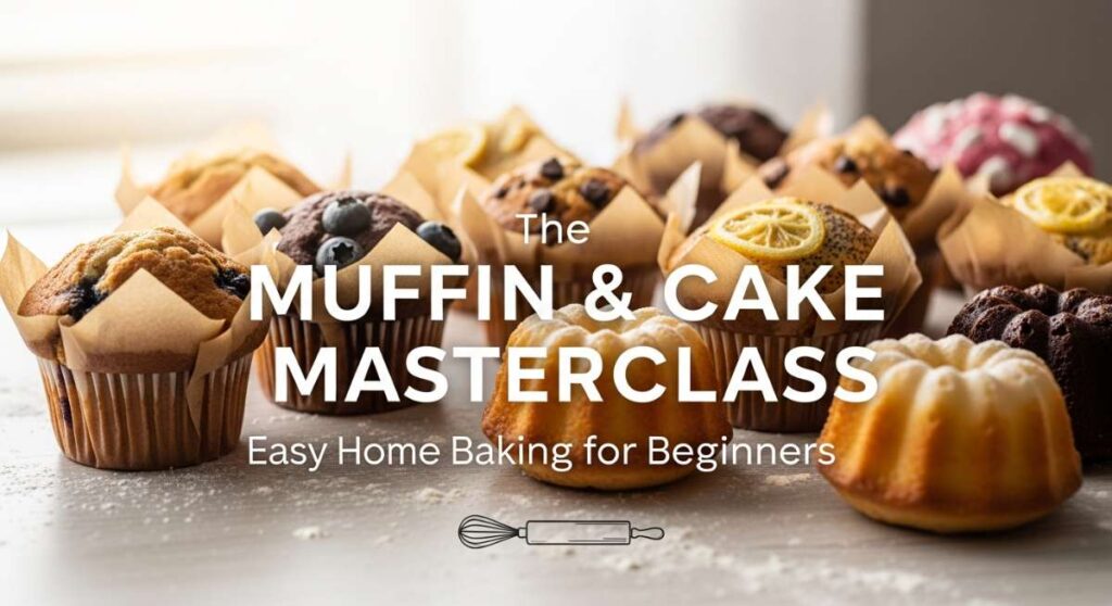 featured: the muffin & cake masterclass: easy home baking for beginners