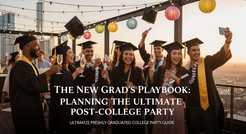 featured: the new grad’s playbook: planning the ultimate post college party