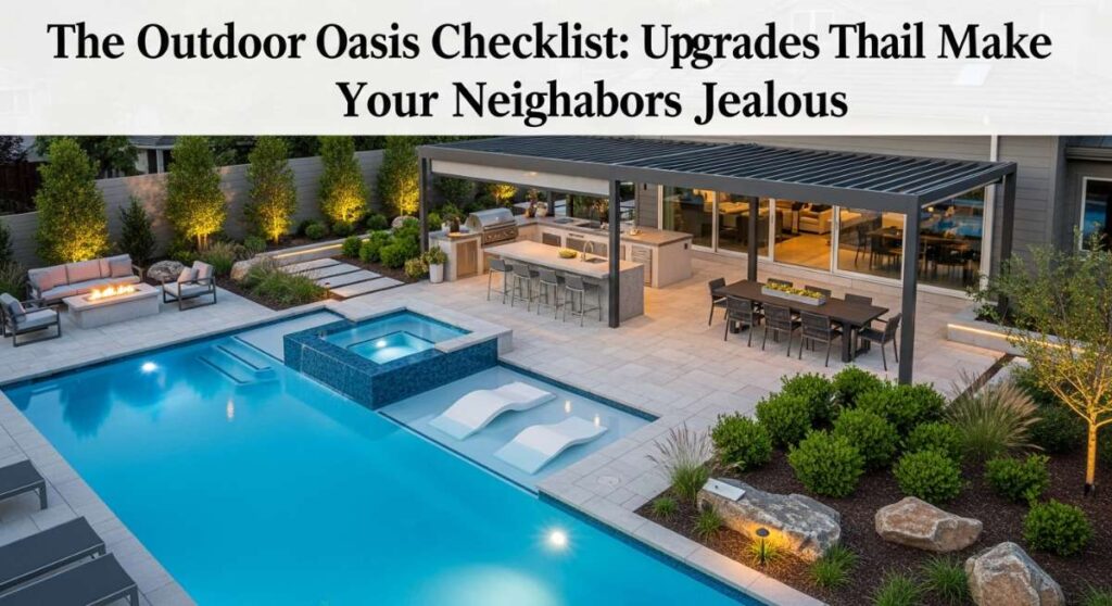 featured: the outdoor oasis checklist: upgrades that will make your neighbors jealous