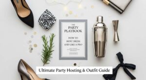 featured: the party playbook: how to host and dress like a pro