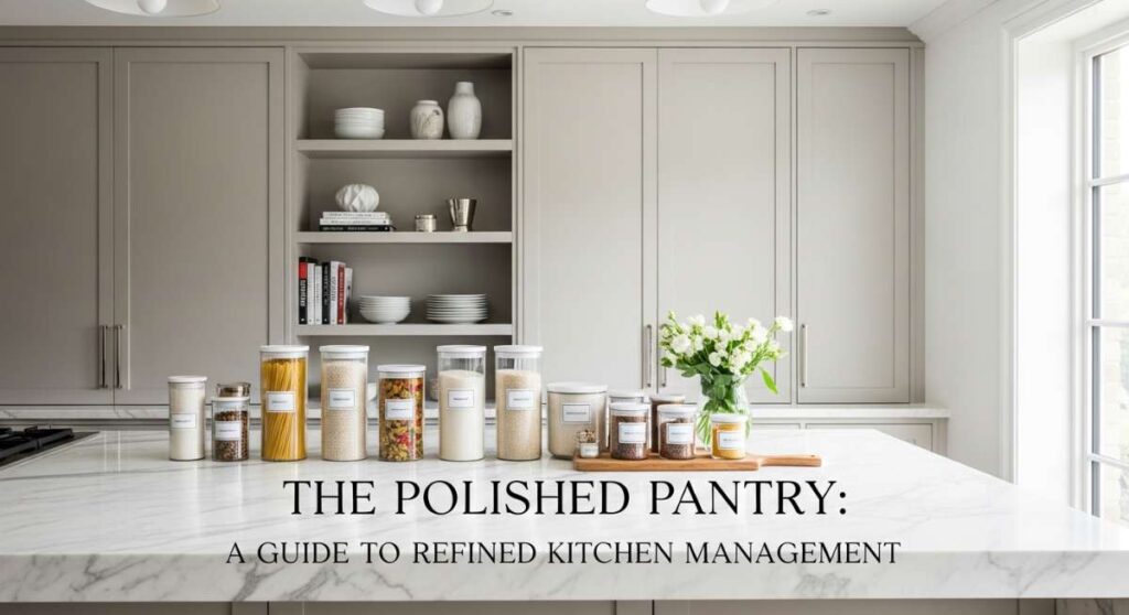 featured: the polished pantry: a guide to refined kitchen management