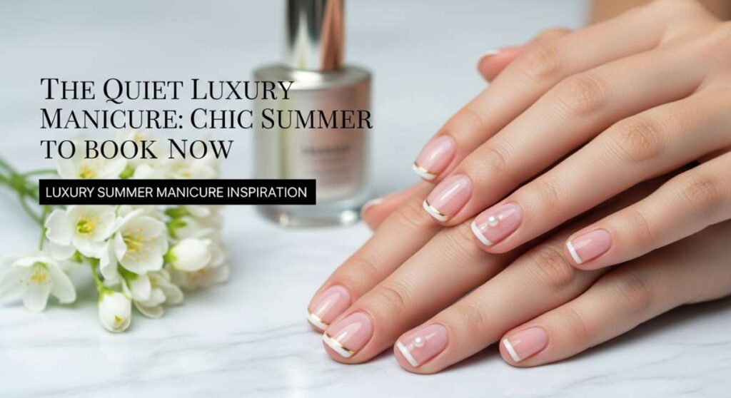 featured: the quiet luxury manicure: chic summer styles to book now